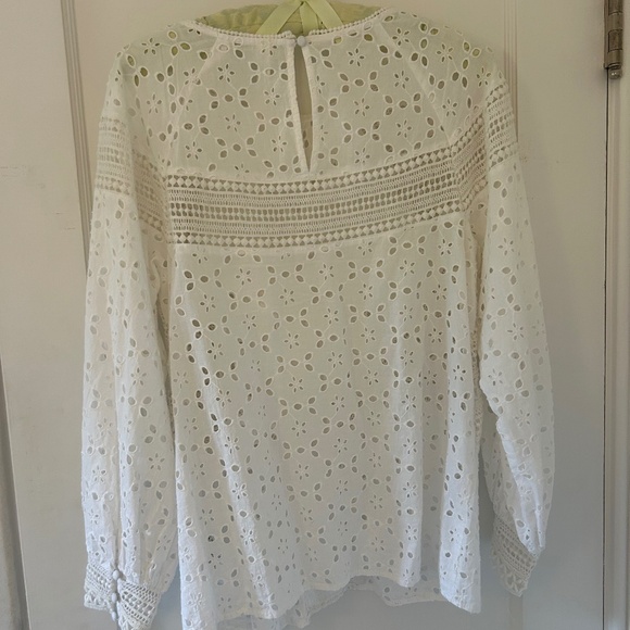 Anthropology Eyelet Top - Picture 3 of 3